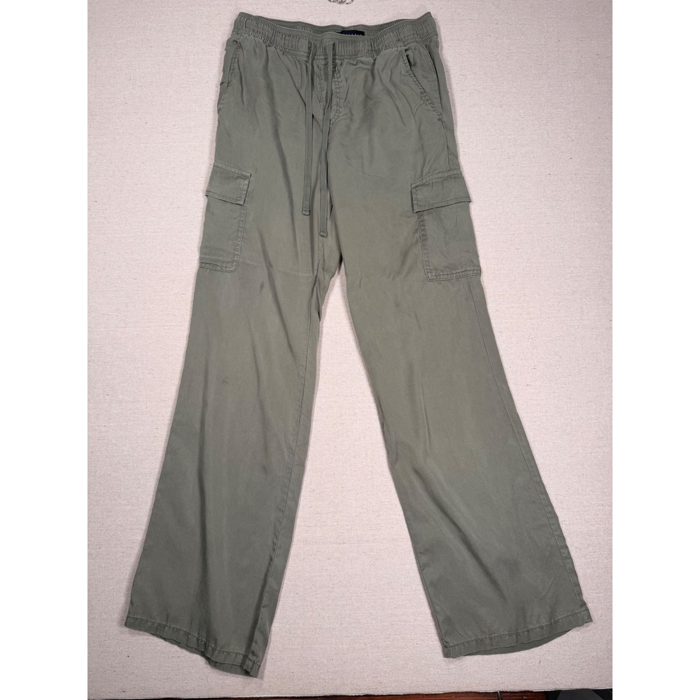 Sanctuary Womens Olive Green Lyocell Wide Leg Cargo Pants Size S XP9169E1